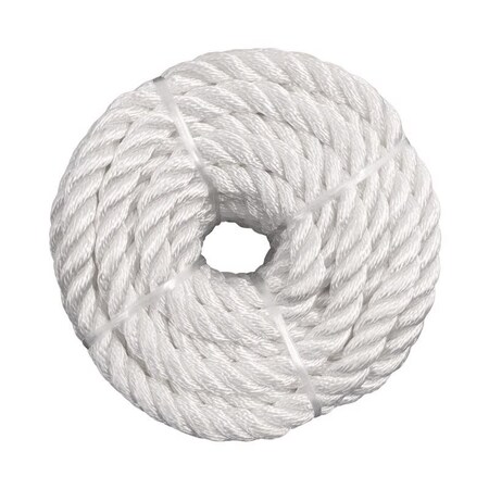 Koch Industries Koch Industries 3/8 in. D X 100 ft. L White Twisted Nylon Rope 5211236